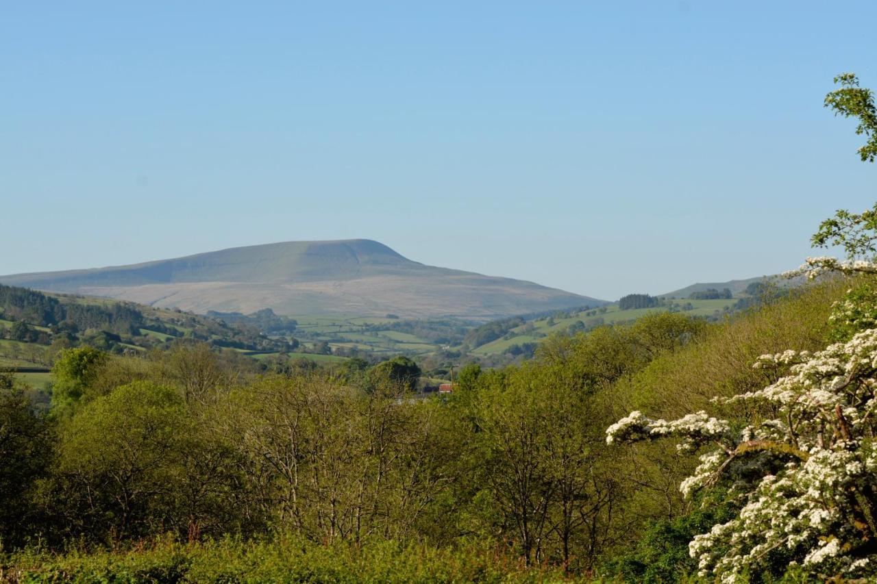 Log Cabin Villa Brecon Exterior foto